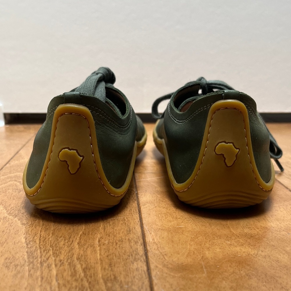 Women’s Addis Soul Green Leather Shoes - Picture 7 of 8